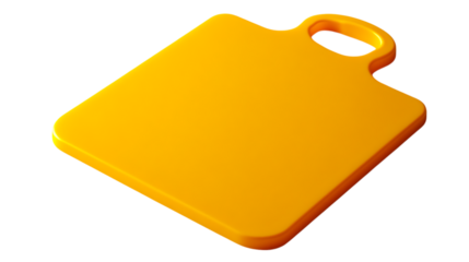 yellow plastic cutting board png
