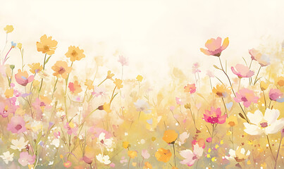 Obraz premium Floral flower vector Illustrations on white background