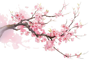 Obraz premium Floral flower vector Illustrations on white background