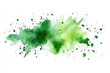 Abstract watercolor splatter art