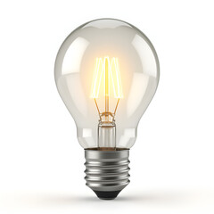 Light Bulb Icon – Bright Idea Symbol for Innovation and Creativity