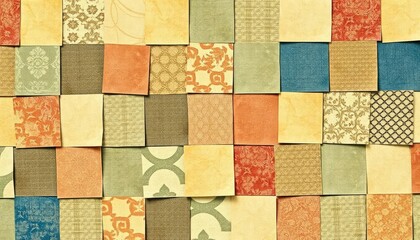 Colorful patchwork design