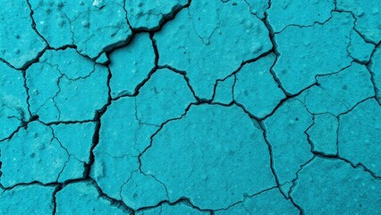 Obraz premium Blue green gray teal aqua turquoise rough mountain surface. Close-up. Toned stone rock mineral granite texture background. Cracked, crumbled. Underwater, water or ice, frost effect.Color gradient.Dark