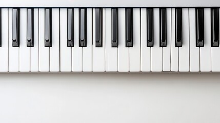 Fototapeta premium A close up image of a piano or keyboard instrument