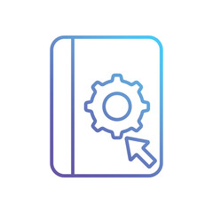 Manual Vector icon