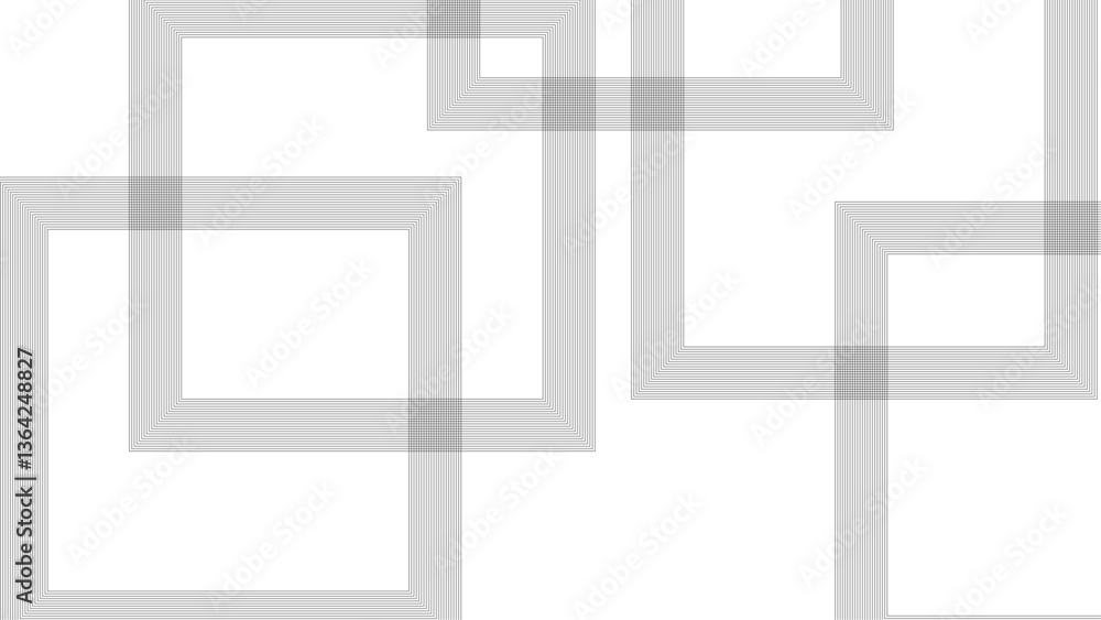 Aufkleber abstract background wave line elegant white striped, gradient gray line abstract pattern transparent