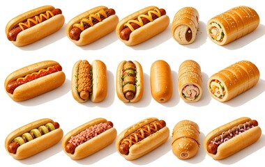 Hamburger background image, food dessert bread banner texture sticker advertisement