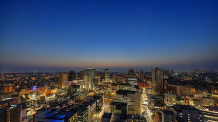 Fototapeta premium 川崎市役所からの都市夜景