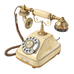 Vintage Rotary Phone: Antique Decor