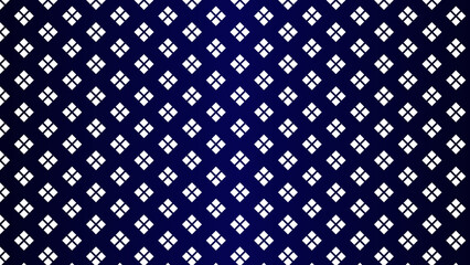 Seamless decorative styled pattern blue