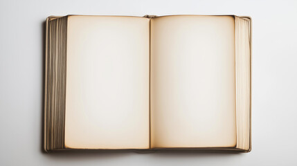 Fototapeta premium book open blank page