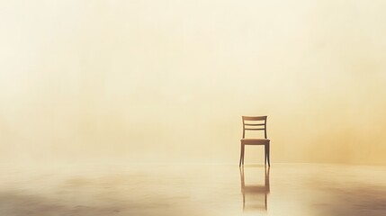 Elegant perfume bottle on soft golden background, luxury fragrance display, minimalist aesthetics, perfect for elegant advertising.