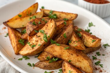 Crispy Seasoned Potato Wedges A Delicious Appetizer or Side Dish
