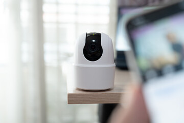 Watch CCTV, install, set up wireless CCTV cameras via smartphones installed at home or office for safety or to prevent incidents.