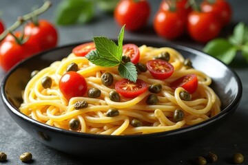 Capers-Infused Pasta Dish