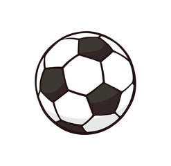 classic soccer ball illustration