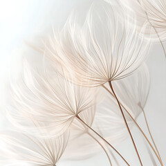 illustrations of various trees, leaves, grasses, and botanical elements on white background.