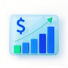 Financial Growth Money Investment and Wealth Profit Concept, Generative AI