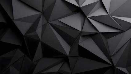 Geometric Black Triangle Design