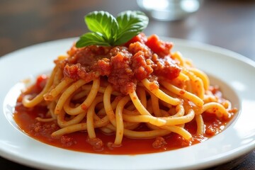 Tomato and Ginger Pasta in Italian Style