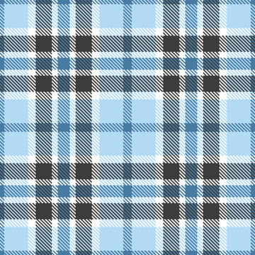 Modern Seamless Tartan in Soft White tones Textile Design Variant 2241
