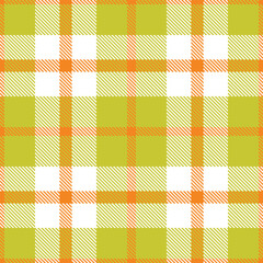 Modern Pale Pumpkin Seamless Tartan Textile Design