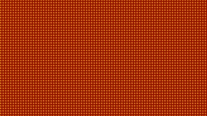 Obraz premium Abstract orange and red LED screen pixel grid pattern creates a textured digital background.