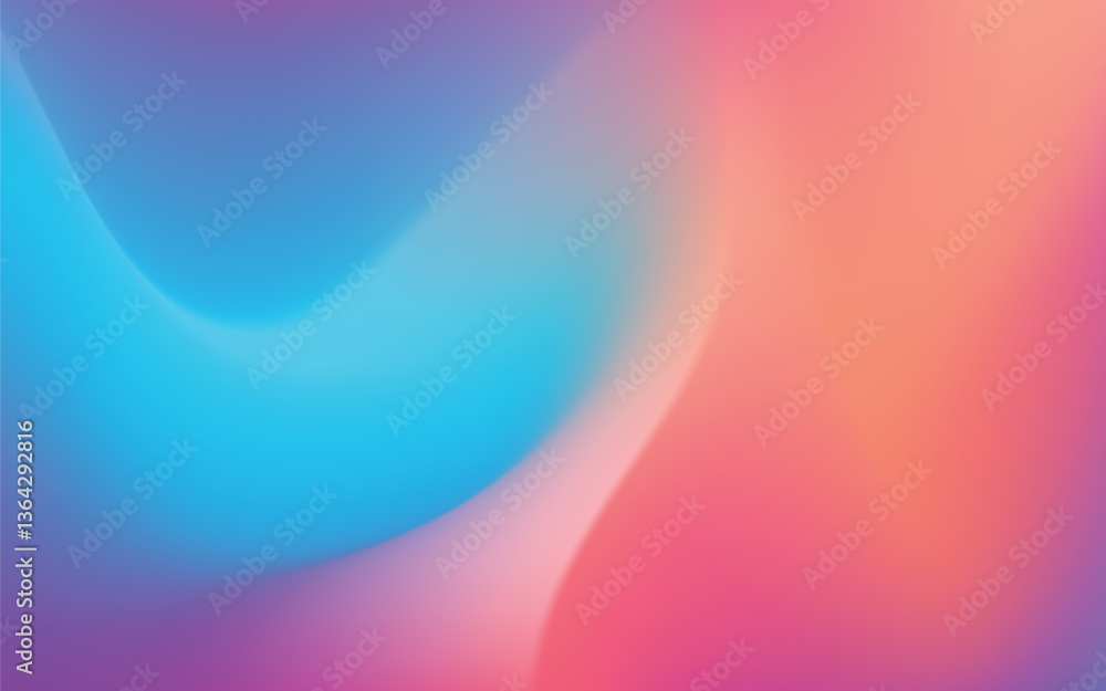 Poster liquid mesh gradients colorful background vector template design