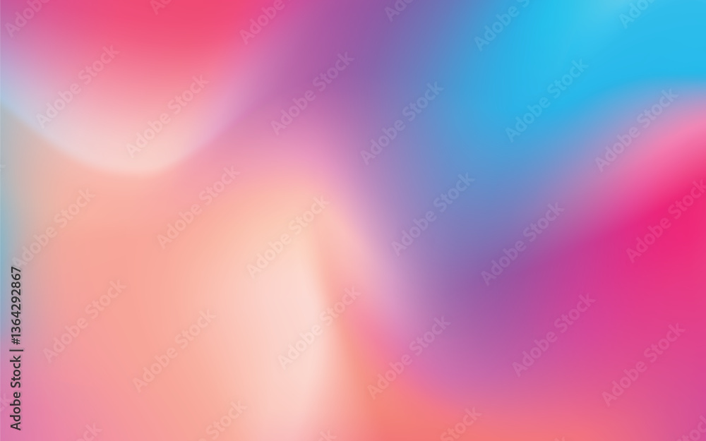 Poster liquid mesh gradients colorful background vector template design