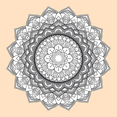Mandala designtemplate for adobe illustrator