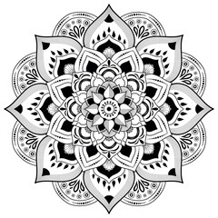 Mandala designtemplate for adobe illustrator