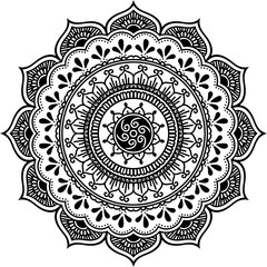 Mandala designtemplate for adobe illustrator