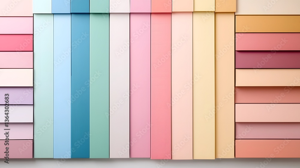 Aufkleber This image features a beautiful blend of soft pastel colored gradients creating a serene and minimalist background perfect for text overlays presentations or digital designs