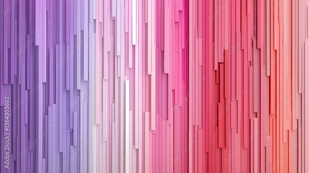 Poster An elegant visually striking abstract background created by a smooth gradient transition of vibrant sunset colors ranging from deep red to soft violet