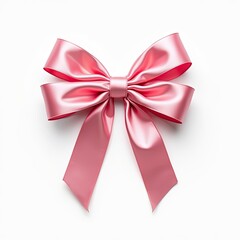 shinny fancy with flower like shape different colorful ribbon and bow isolated on white background background