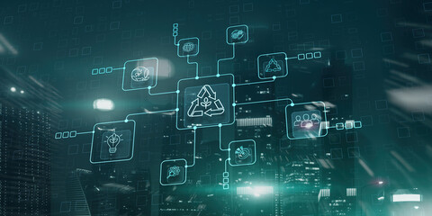 Ecology problem, green energy and alternative fuel concept