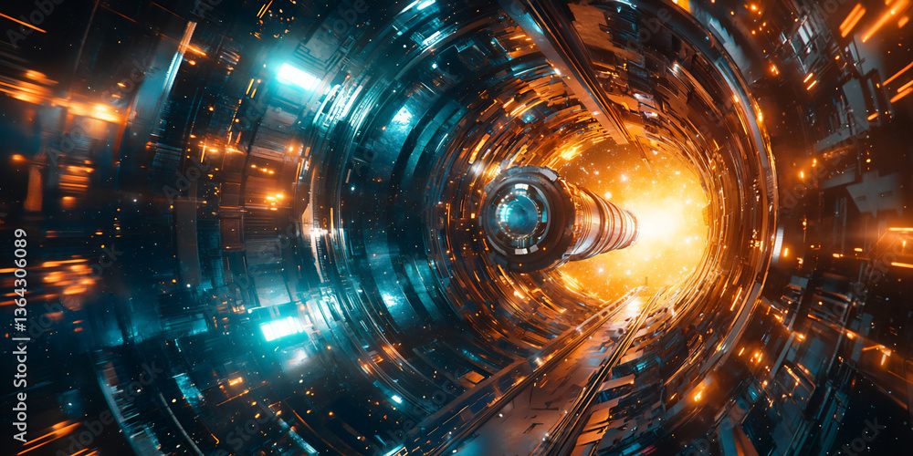 Poster cosmic particle accelerator