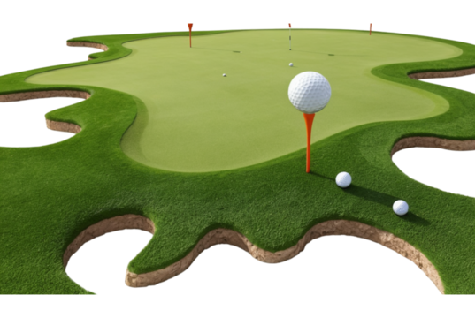 Grass green golf outdoors adventure