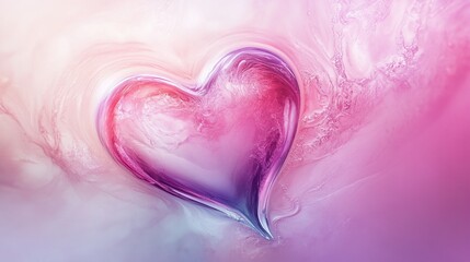 Pink heart swirl abstract background, love, design