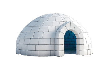 Igloo icehouse for cold shelter