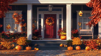 pumpkin, holiday, children, driveway, front, halloween, horror, jack, lawn, mother, party, porch, residential, stylish, thanksgiving, tradition, us, yard, entrance, lantern, low, october, treat, trick