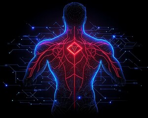 Human Body, Anatomy, Tech, Back