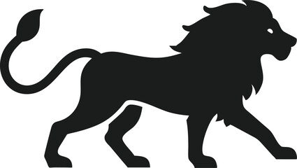 Lion vector illustration on white background 
