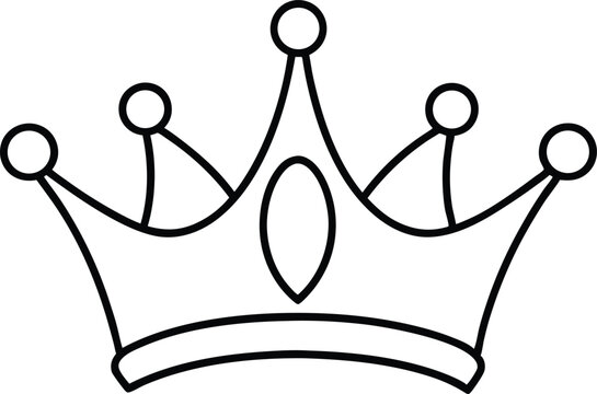 recommend clip art: royal crown coloring book page,crown line art vector