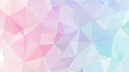 Pastel Triangle Geometric Background.