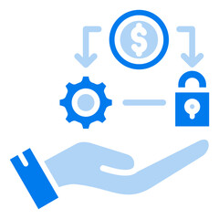 Obraz premium Expense Reduction Icon