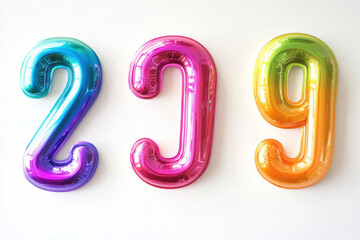 A vibrant set of colorful plastic numbers, letters, and caps designed as fridge magnets for educational fun