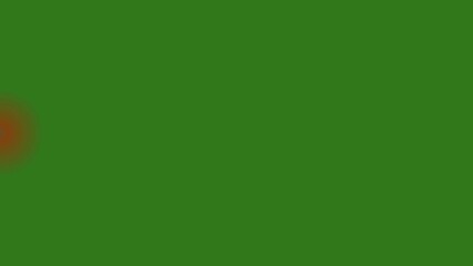 Fototapeta premium Solid Green Background with Orange Gradient