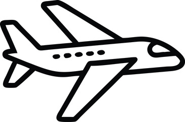 Vector airplane icon