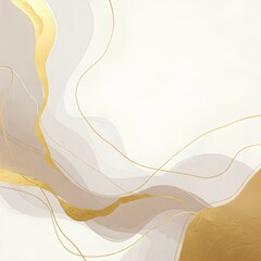 Golden Waves on a Soft Canvas 2